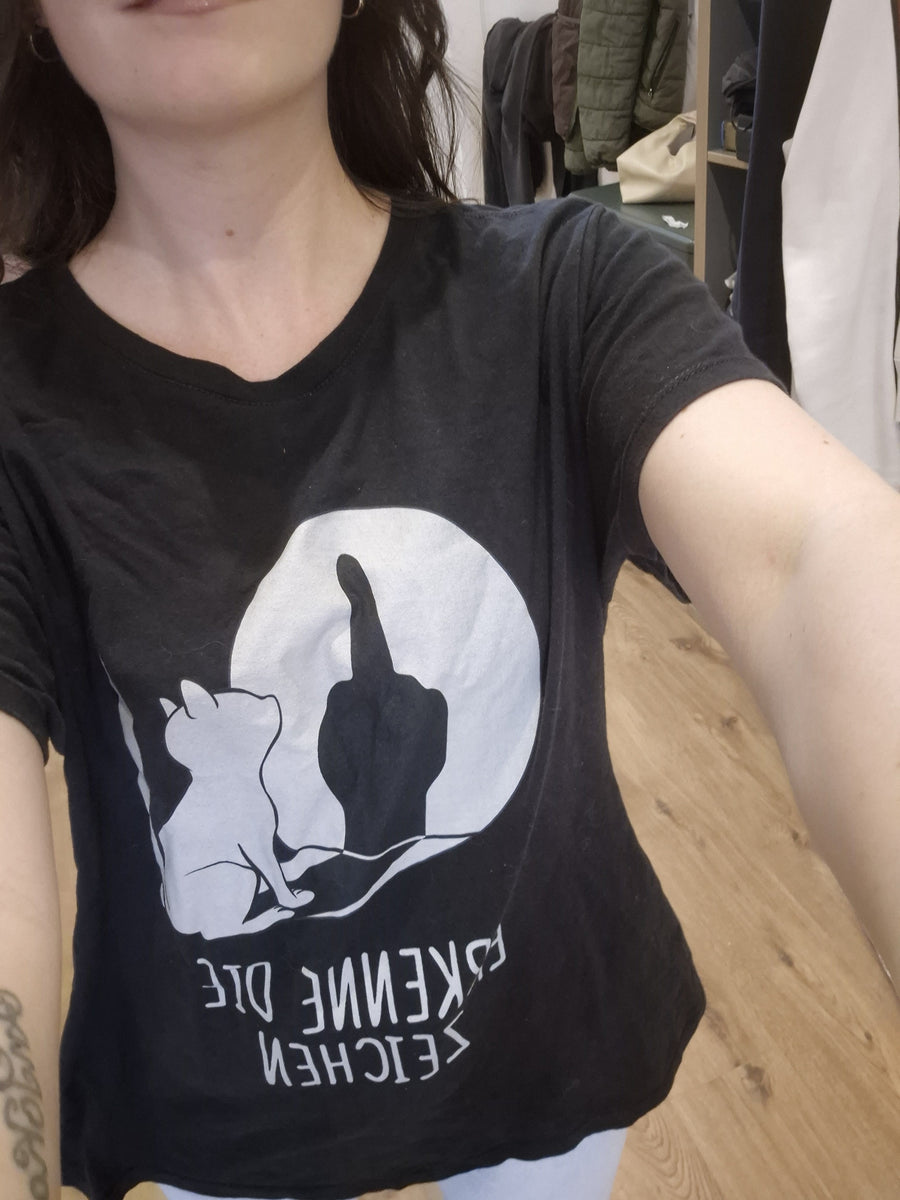 wortrebell-Kundenfoto 4: Shirt mit Spruch im Alltag getragen