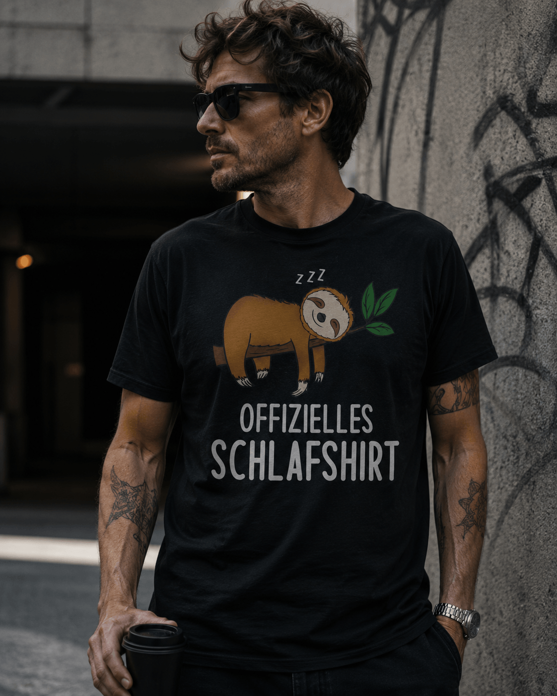 Offizielles Schlafshirt - Faultier